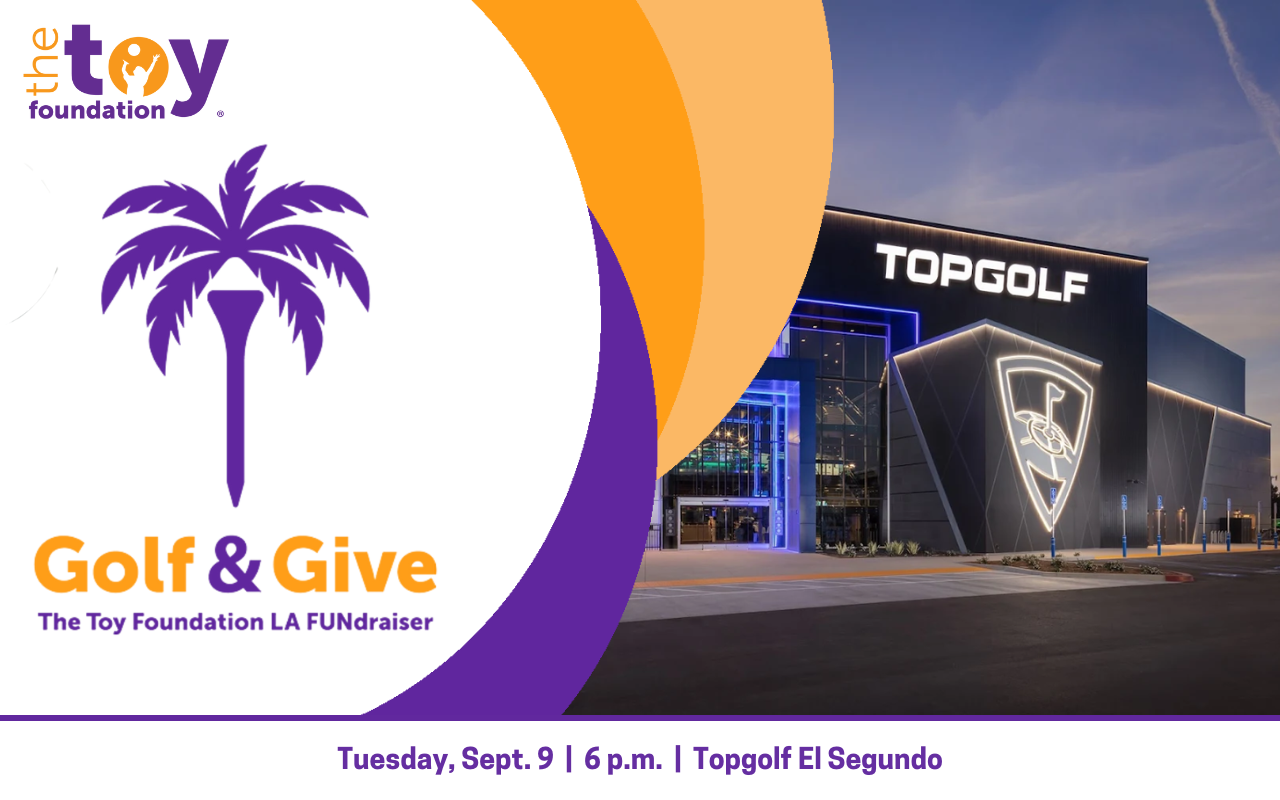 toy foundation golf and give logo